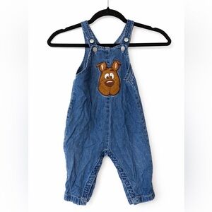 VINTAGE 2002 SCOOBY DOO TODDLER OVERALLS 12 MONTHS